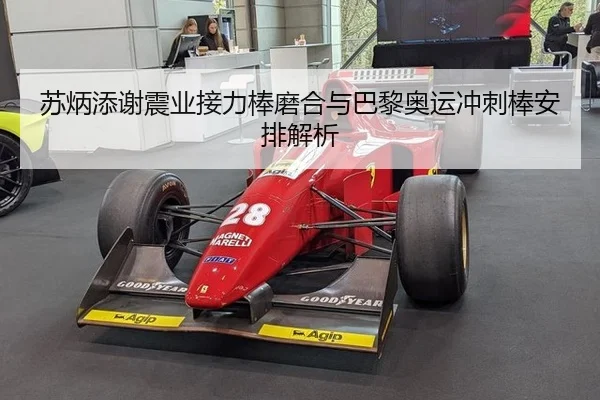 苏炳添谢震业接力棒磨合与巴黎奥运冲刺棒安排解析